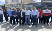 حضور مسئولین شبکه بهداشت و درمان در حمایت از حمله موشکی ایران به رژیم صهیونیستی