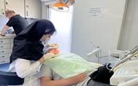 جانمایی کانکس سیار دندان پزشکی در مدرسه پسرانه ستایش