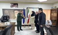 دیدار و تجلیل مسئولین شبکه بهداشت از فرمانده سپاه پاسداران نقده