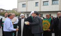 تجلیل کانون خادمیاران رضوی مشهد مقدس از دکتر عبداللهی و دکتر فروغی وند