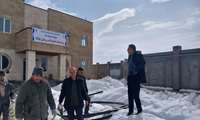 بازدید دکتر عبداللهی از مرکز خدمات جامع سلامت روستایی چیانه