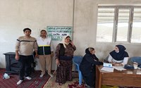 برپایی برنامه ویزیت رایگان در روستای دایماب به مناسبت هفته سلامت