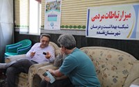برپایی میز ارتباطات مردمی شبکه بهداشت و درمان نقده در نماز جمعه